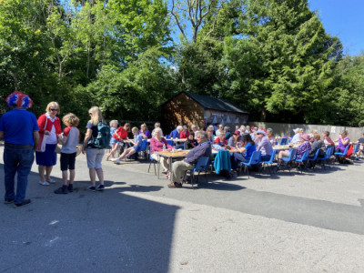 Coniston and Crake Churches image from Queens Platinum Jubilee June 2022