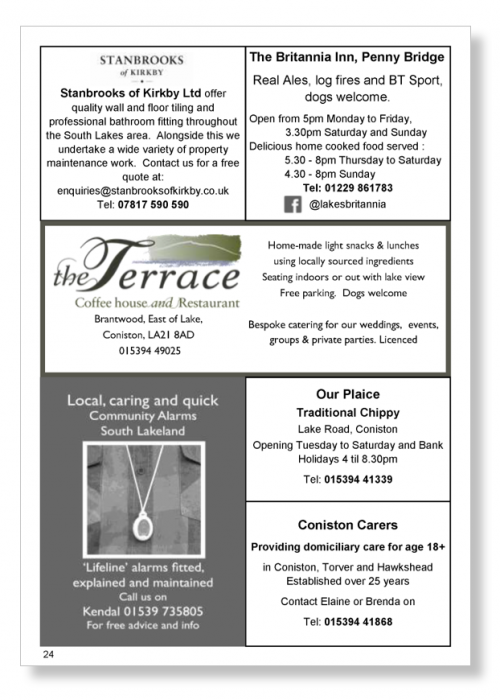 Image 1 from Advertising & Sponsorship | Coniston and Crake Churches